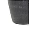 Whitewashed Black Textured Decorative Ceramic Vase